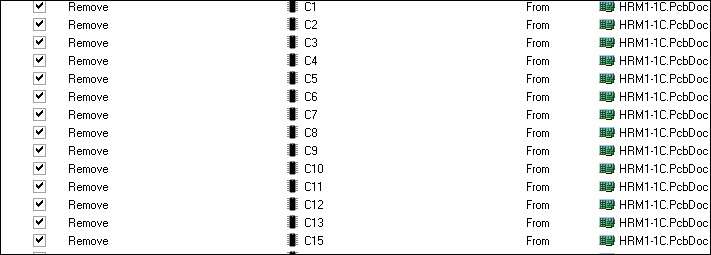 Altium原理图update到PCB时某些元件老是自动先删除后添加